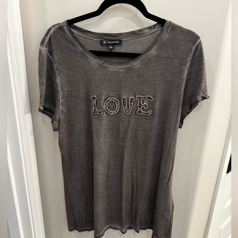 L- Love Tshirt from INC at Macy’s